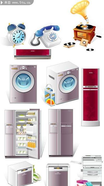 家電(dian)矢(shi)量(liang)素材(cai) 現代家居設計(ji)的得力(li)助(zhu)手(shou)