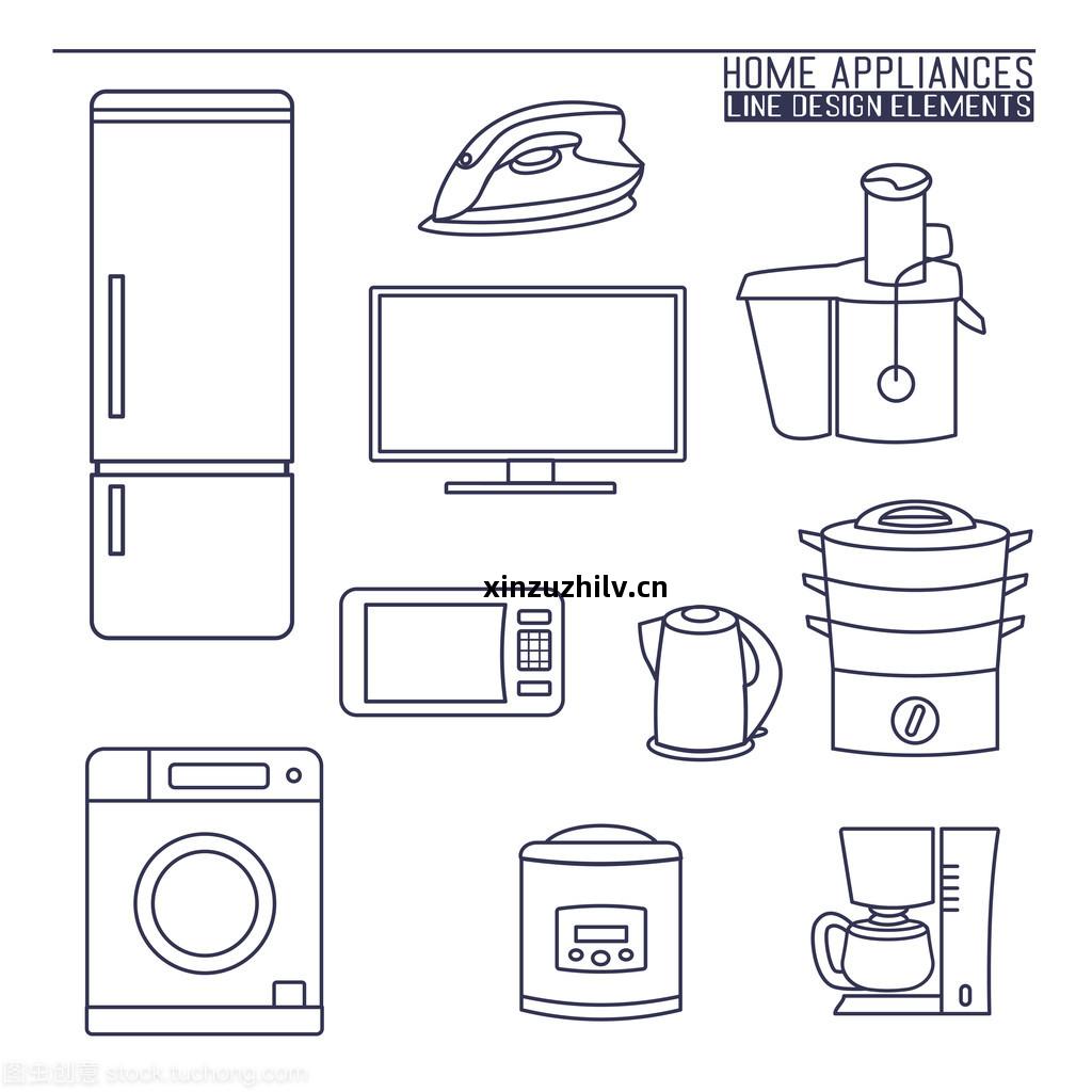 科(ke)技(ji)賦(fu)能(neng)，高(gao)效(xiao)生活(huo) 現代家電(dian)與辦(ban)公用(yong)品(pin)中的線圖(tu)標設計